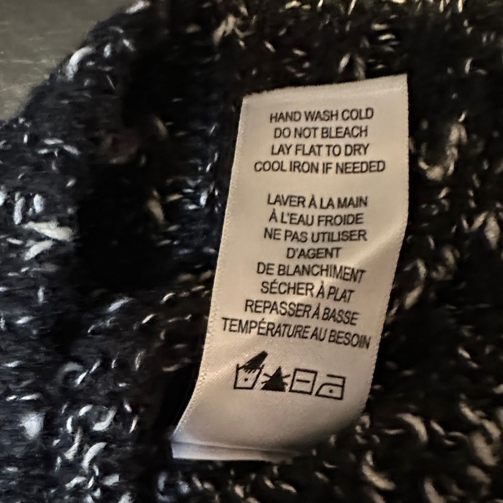 Ricki's Black and White V-Neck Sweater - Picture 5 of 5